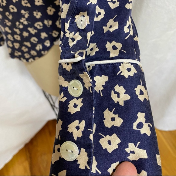 Olivia Von Halle XS silk print pj set - Picture 5 of 14